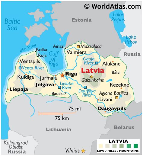 where is latvia located geographically.